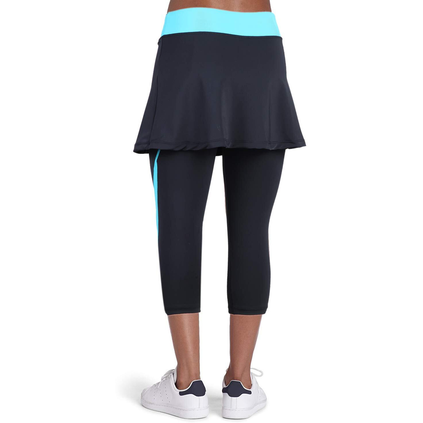 Anivivo Women Tennis Legging Skirted Capri Leggings Tennis Pants For Women& Sports Skirted Leggings(Apart Skirts S)