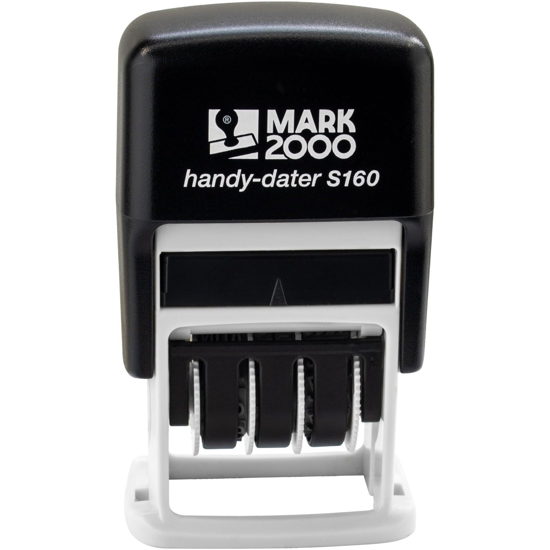 Mark 2000 Self-Inking Rubber Date Office Stamp With Mailed Phrase Blue Ink & Date Red Ink (Handy-Dater S160)  12-Year Band