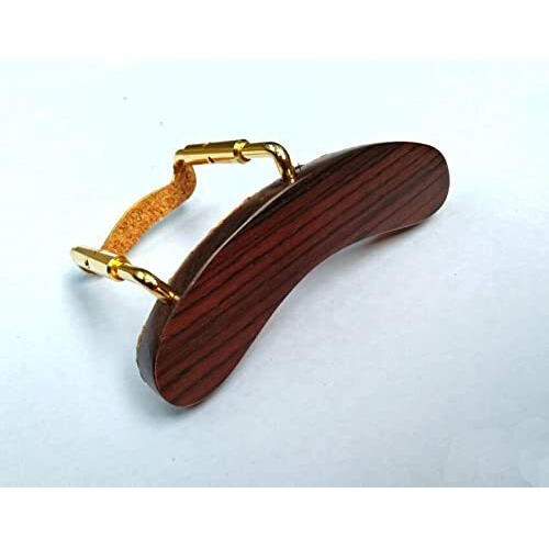 Musical String Mandolin Armrest Rosewood Wood With Golden Color U Clamp Hardware