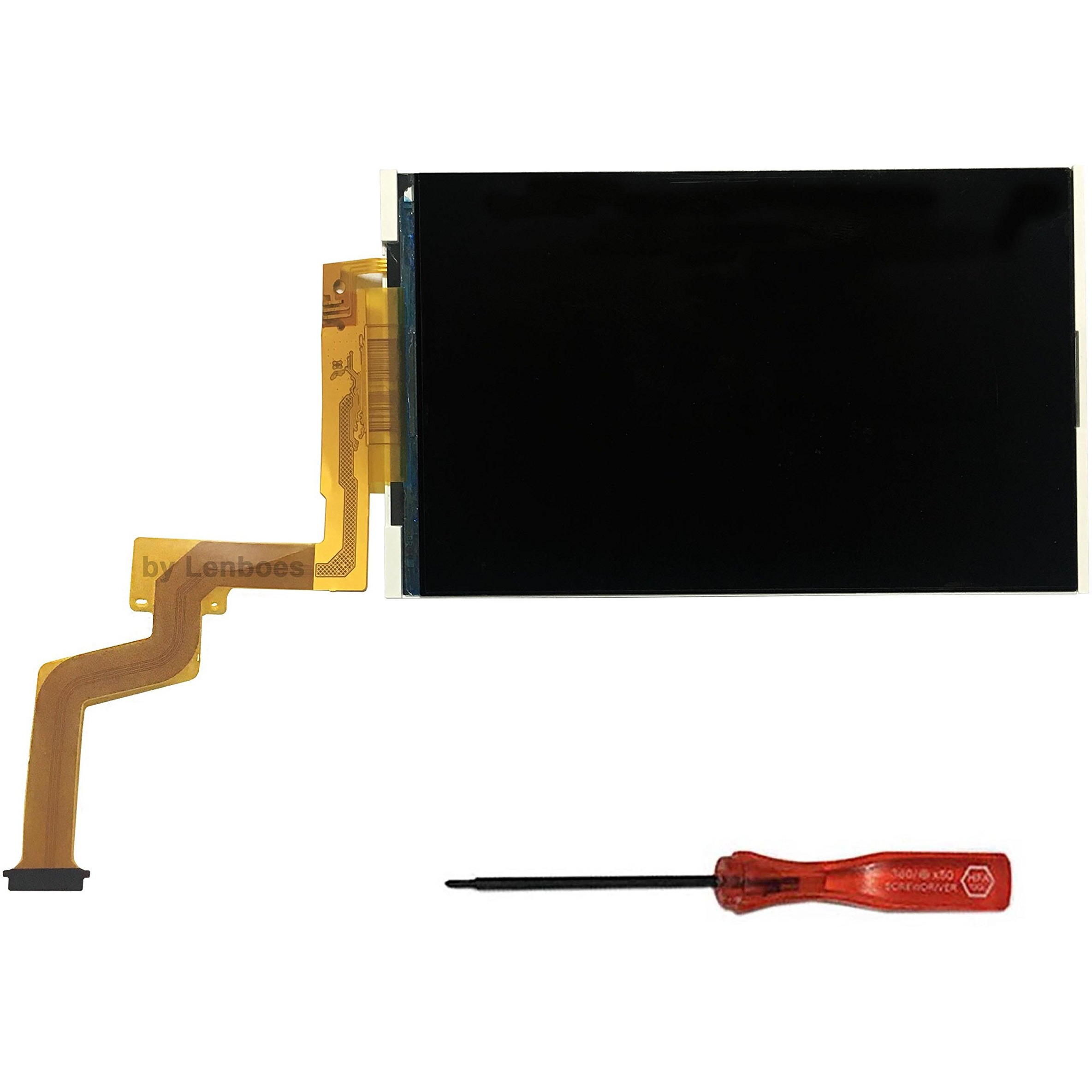 Lenboes Original Top Upper Lcd Screen Display Replacement For Nintendo New 2Ds Xl Ll With Opening Tool