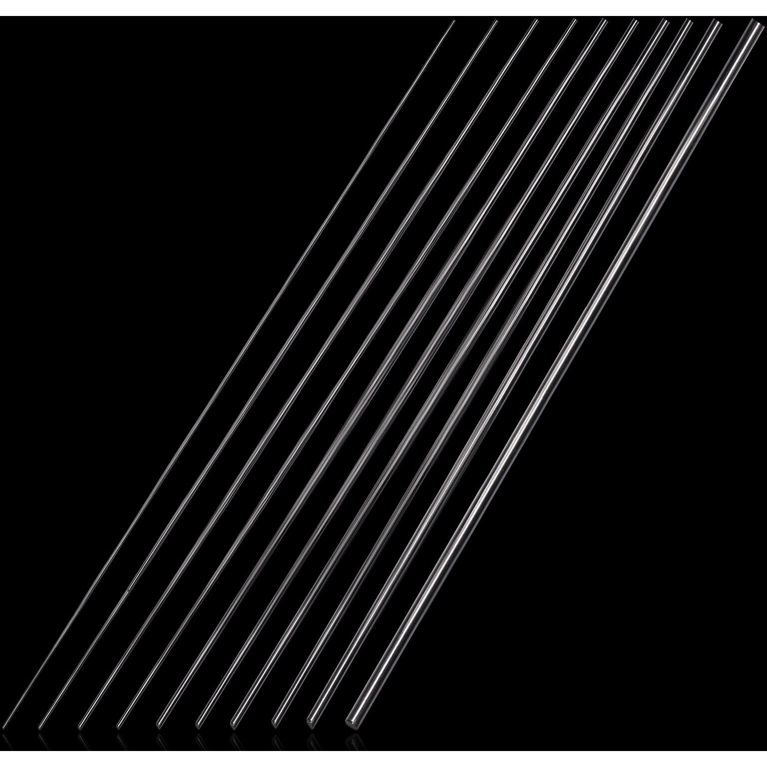 Bbypp 156Pcs 40Cm Lengh Straight Stainless Steel Spring Wire Assortment Kit  13 Different Full Hard Steel Wire Diameter 0.2Mm 0.3Mm 0.4Mm 0.5Mm 0.6Mm 0.8Mm 1Mm 1.2Mm 1.4Mm 1.6Mm 1.8Mm 2Mm 3Mm