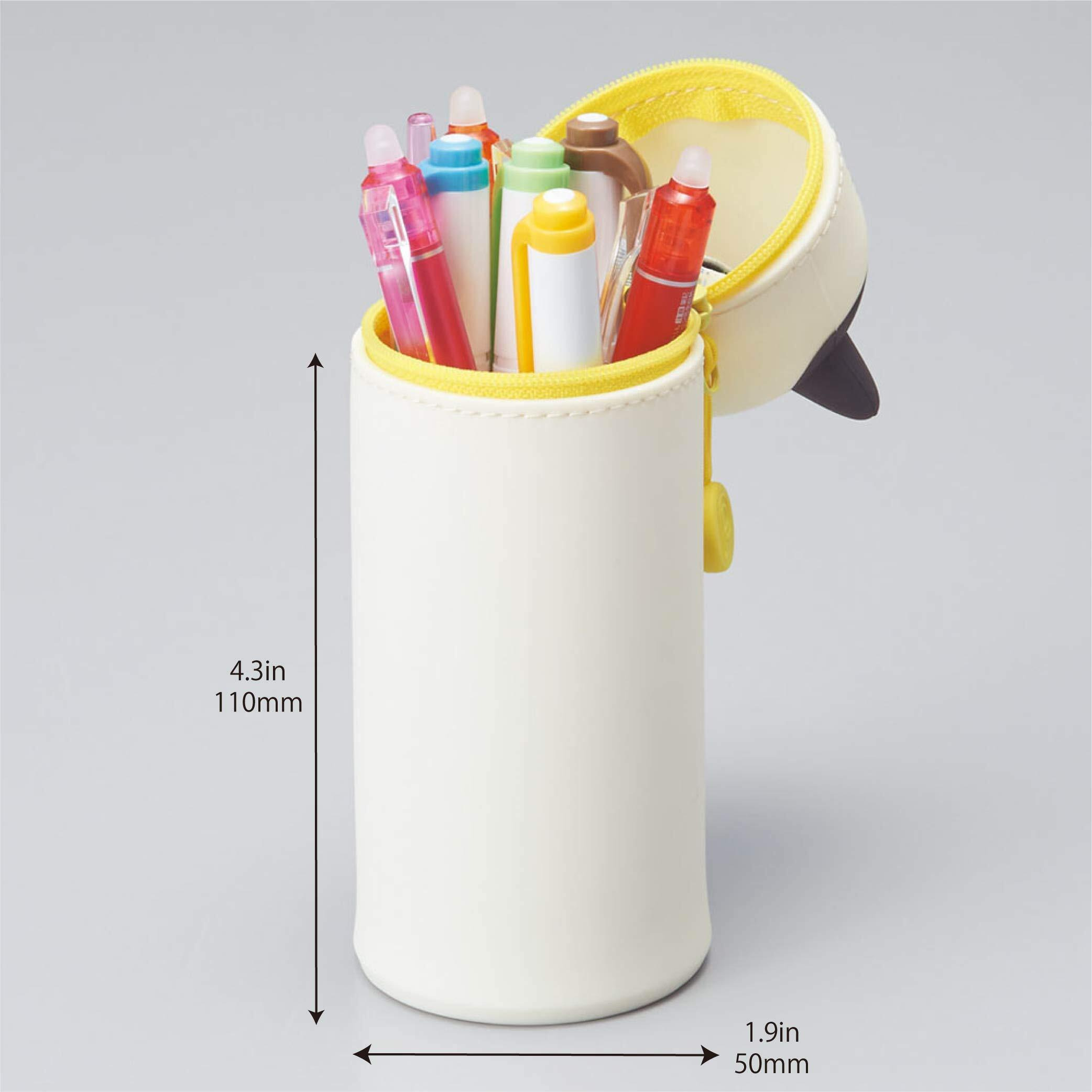 Lihit Lab Kawaii Japanese Bird Stand Up Pencil Case For School Office College  Cute School Supplies  Animal Pen Holder Pencil Pouch Holder Teen Girls  Artist Pencil Case  Parrot (A7712-9)