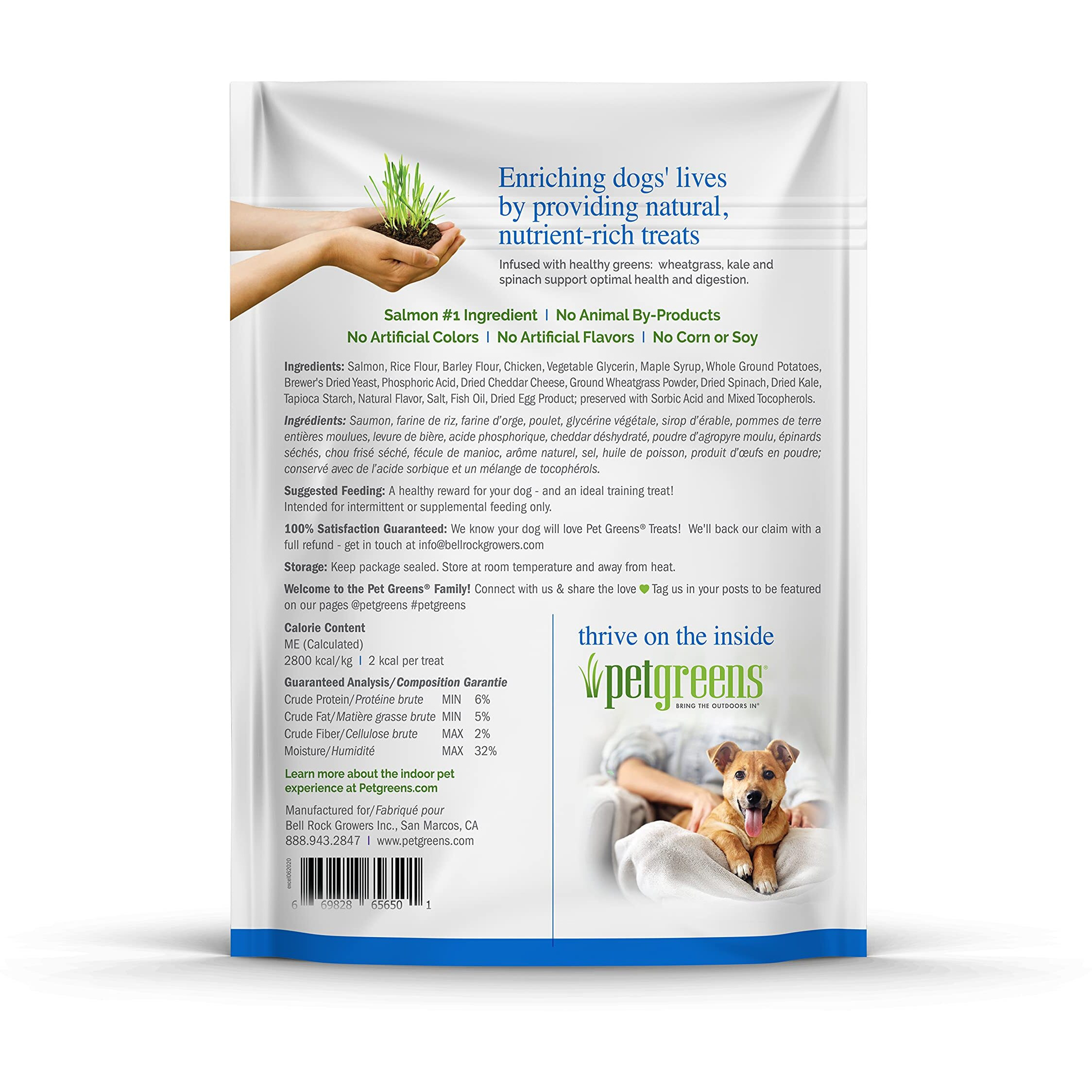 Pet Greens Treats Healthy Salmon Semi-Moist Dog Treat