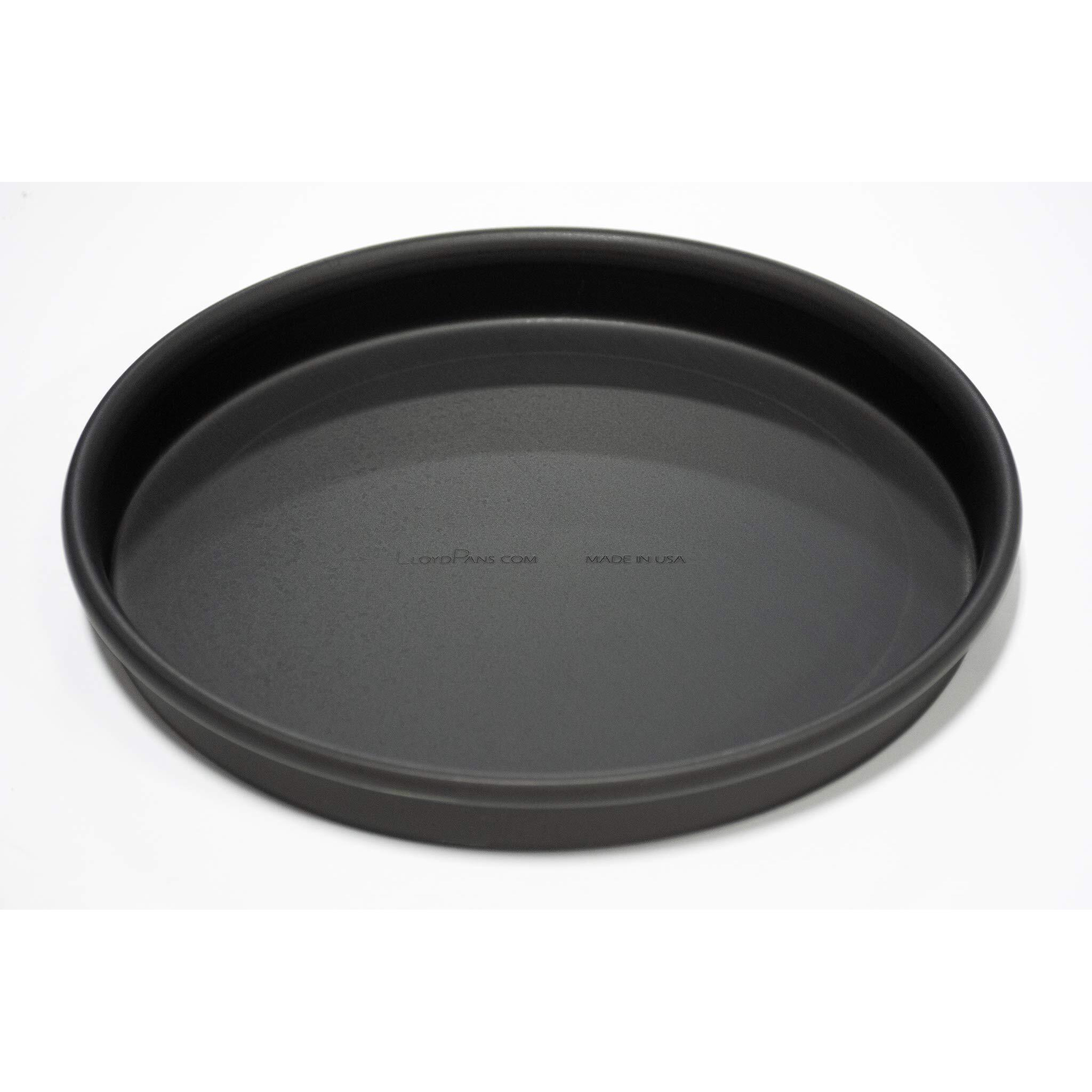 Lloydpans Straight Sided Pizza Pan  Pre-Seasoned Pstk (1  12 Inch)