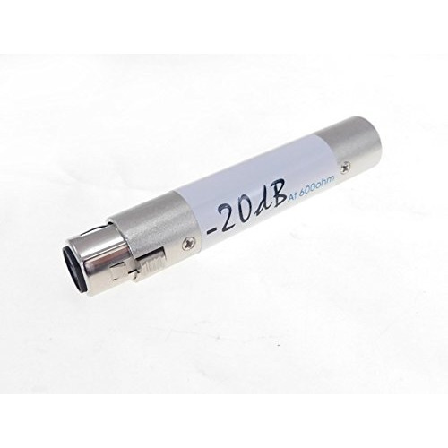Procraft Inline Attenuator Xlr Female To Male Adaptor -20Db Pad