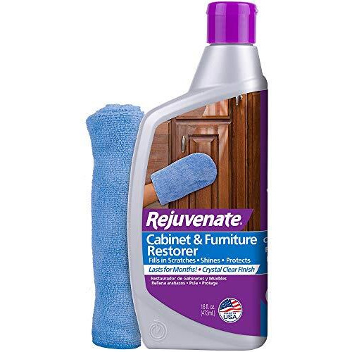 Rejuvenate Cabinet & Furniture Restorer Fills In Scratches Seals And Protects Cabinetry  Furniture  Wall Paneling