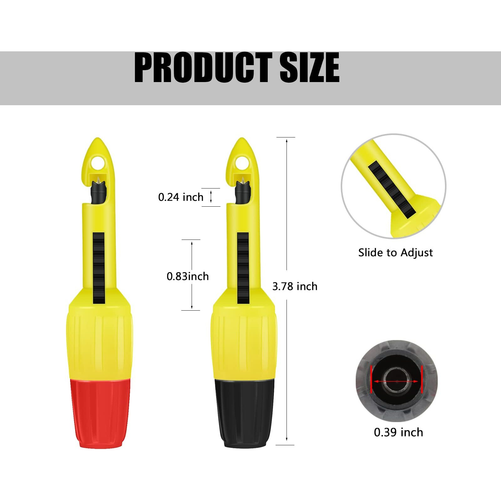 Wire Piercing Probe  Insulation Piercing Clip Tool For Multimeter Voltage Voltmeter Thermometer Testing(2 Pack)