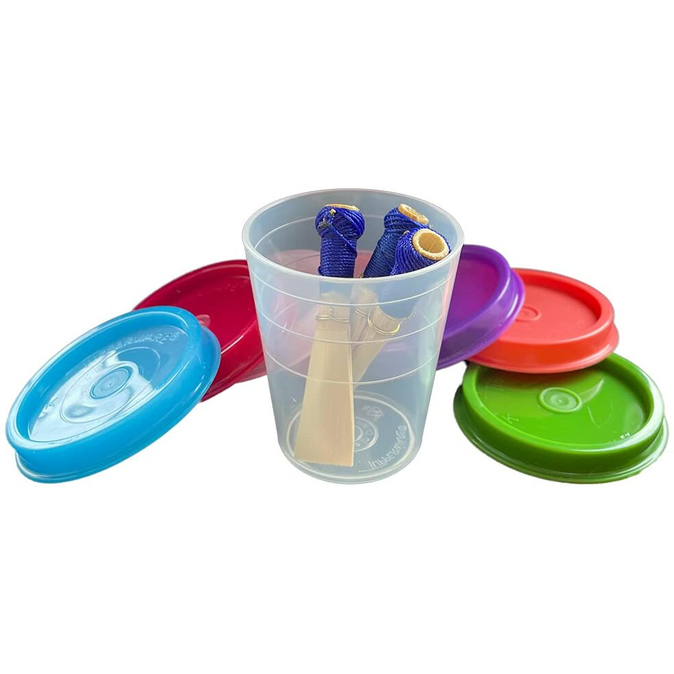Reed123 Bassoon Reed & Oboe Reed Soaker Cup With A Random Color Lid