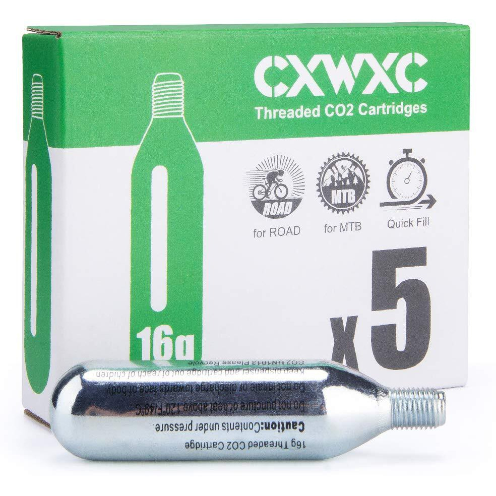 16G Threaded Co2 Cartridges For Bike Tires - Cartridge For Co2 Inflator With Threaded Connection  Co2 Pump For Road And Mountain Bikes