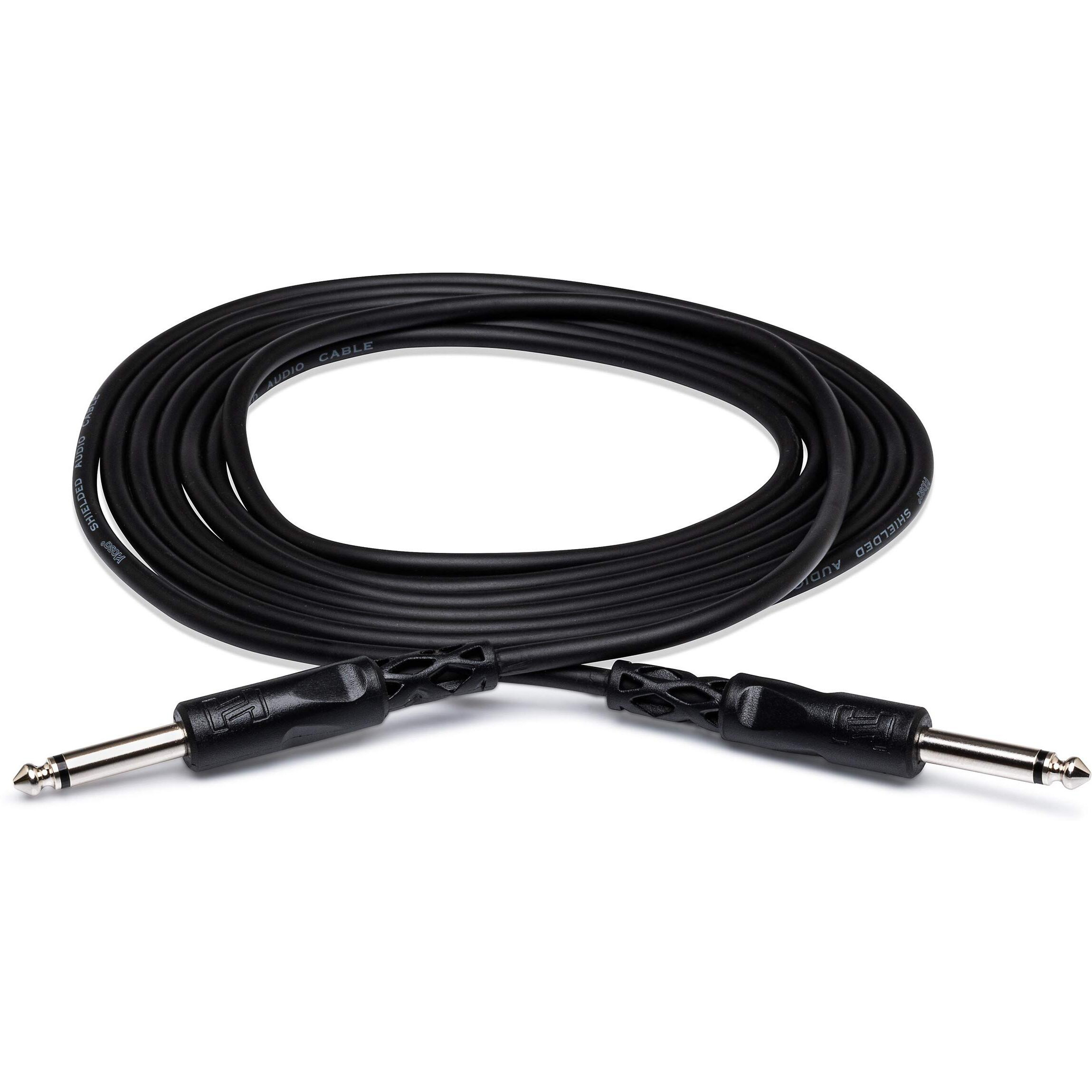 Hosa Cpp-103 1/4"" Ts To 1/4"" Ts Unbalanced Interconnect Cable  3 Feet