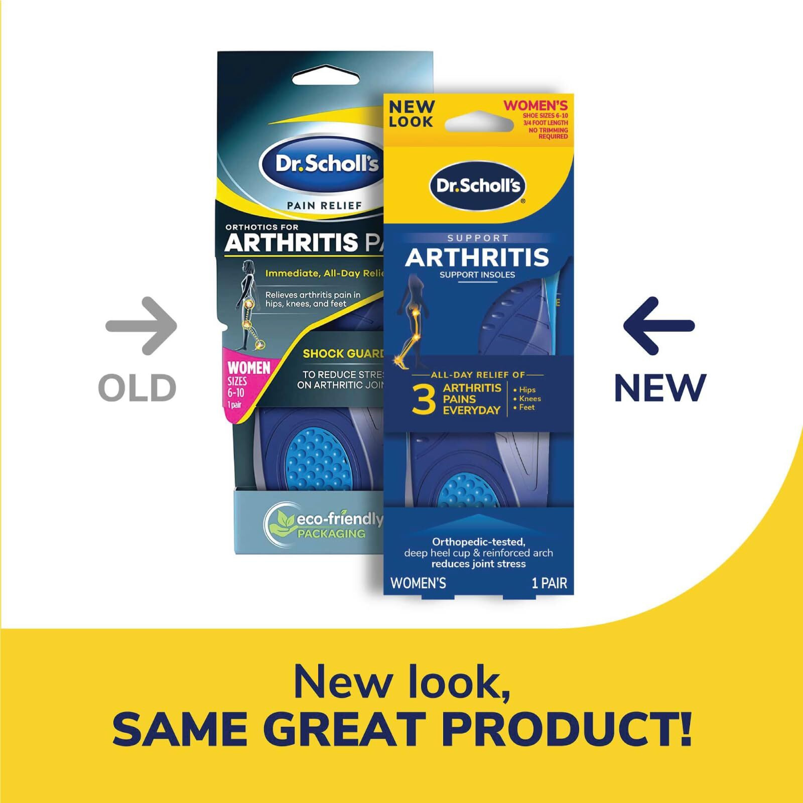 Dr. Scholl 's Arthritis Support Insoles  Women  1 Pair