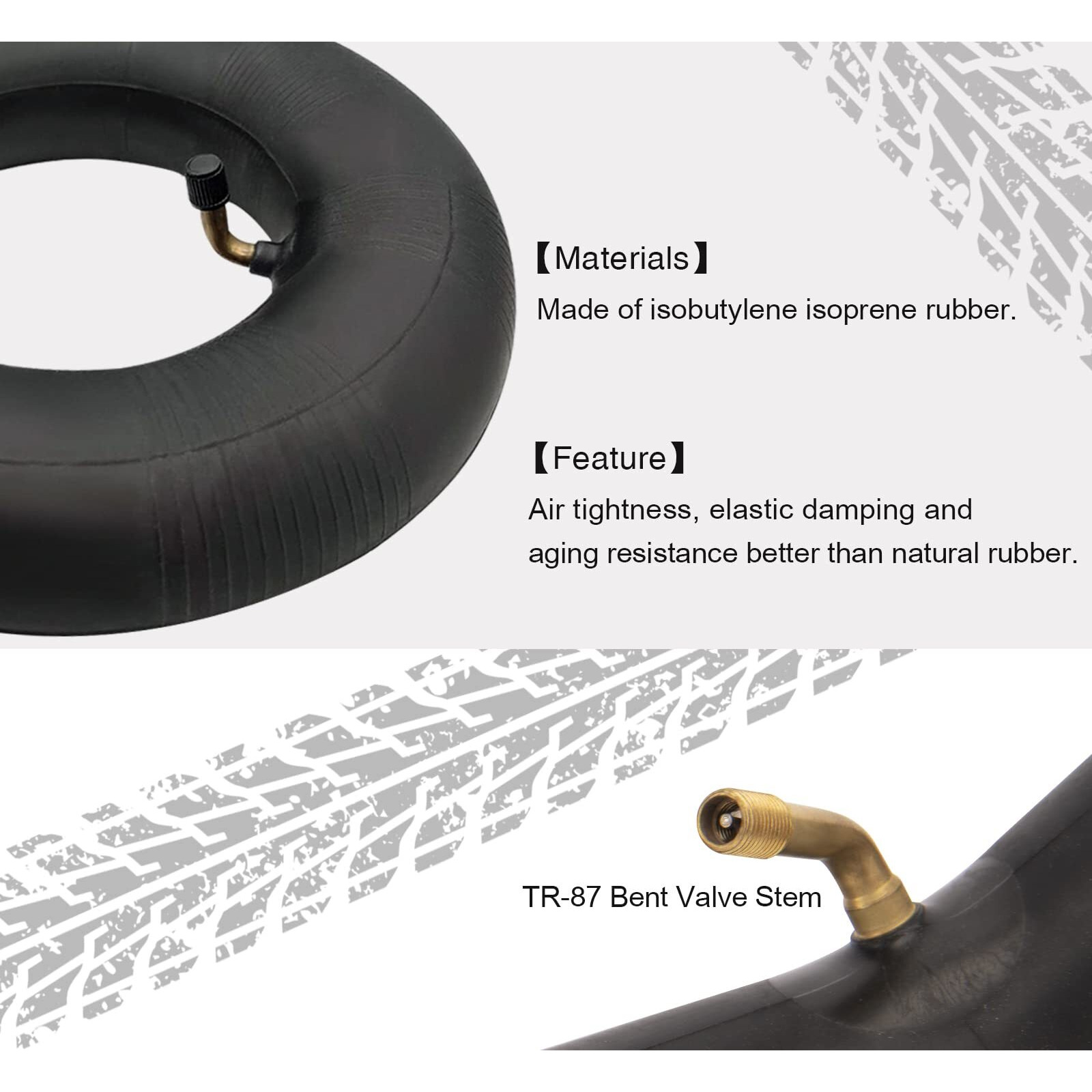 4.10/3.50-4 Inner Tube Tire 4.1/3.5-4 Heavy Duty Replacement Inner Tube For Hand Trucks  Dollies  Wheelbarrows  Tractors  Lawn Mowers  Trailers And More - 4.10 3.50-4 Tire Tube (2-Pack)