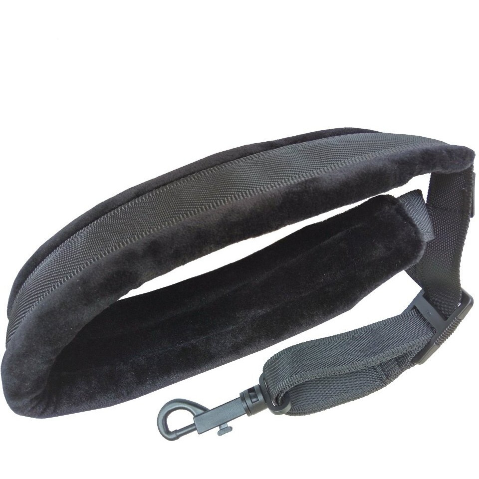 Xinlink Professional Black Colored Padded Alto Tenor Saxophone Neck Strap With Locking Snap Hook For Sax Player Music Instrument