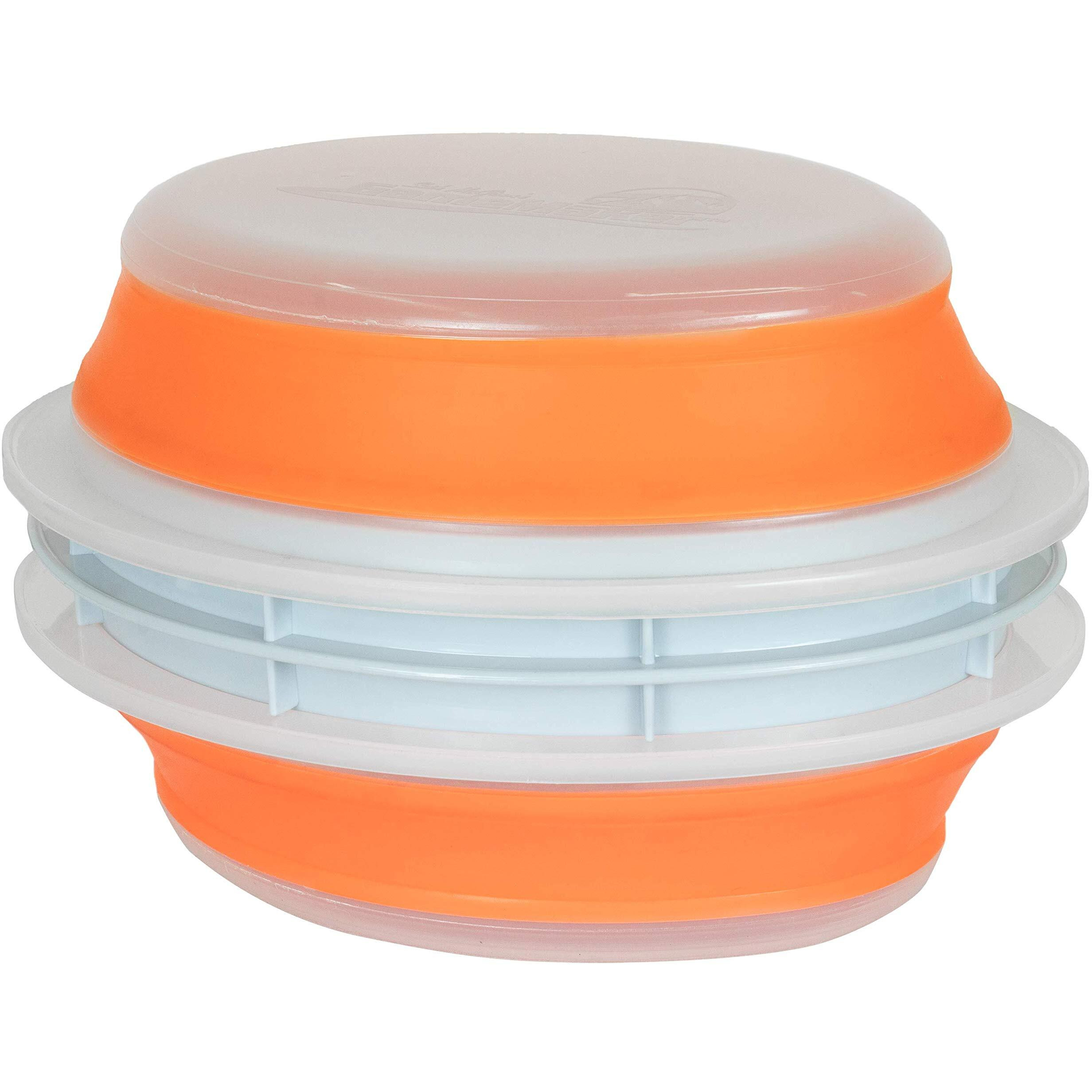 Cancooker Collapsible Batter Bowl | Mess Free Breading Shaker Container & Batter Mixer | Perfect For Fish Frying  Fried Chicken  Onion Rings  Wings & More