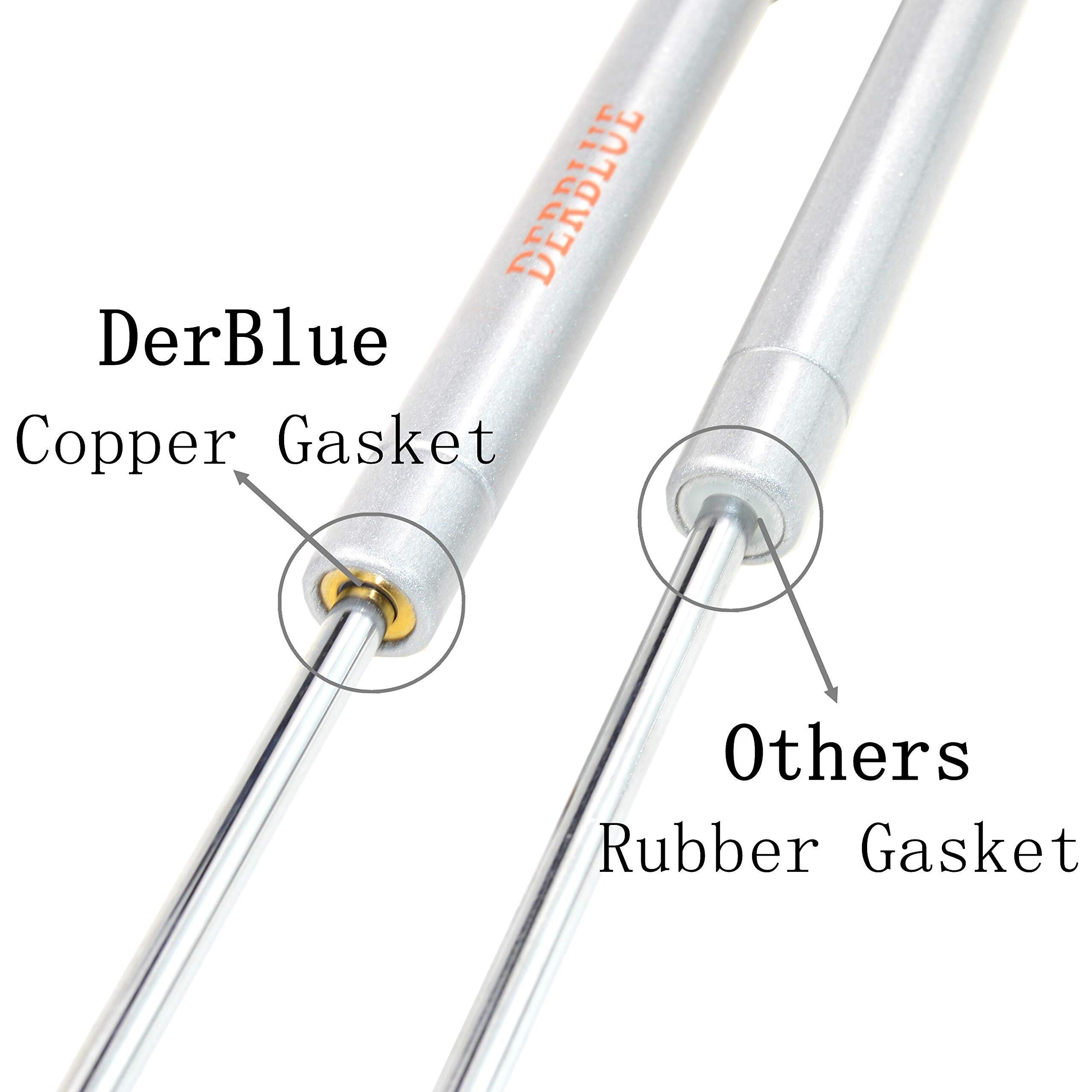 Derblue 4 Pcs 10Inch 100N/22.5Lb Gas Strut Lift Support Cabinet Door Lift Pneumatic Support