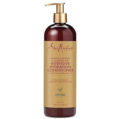 Sheamoisture Intensive Hydration Conditioner For Dry  Damaged Hair Manuka Honey And Mafura Oil Deep Moisturizing Conditioner 24Oz