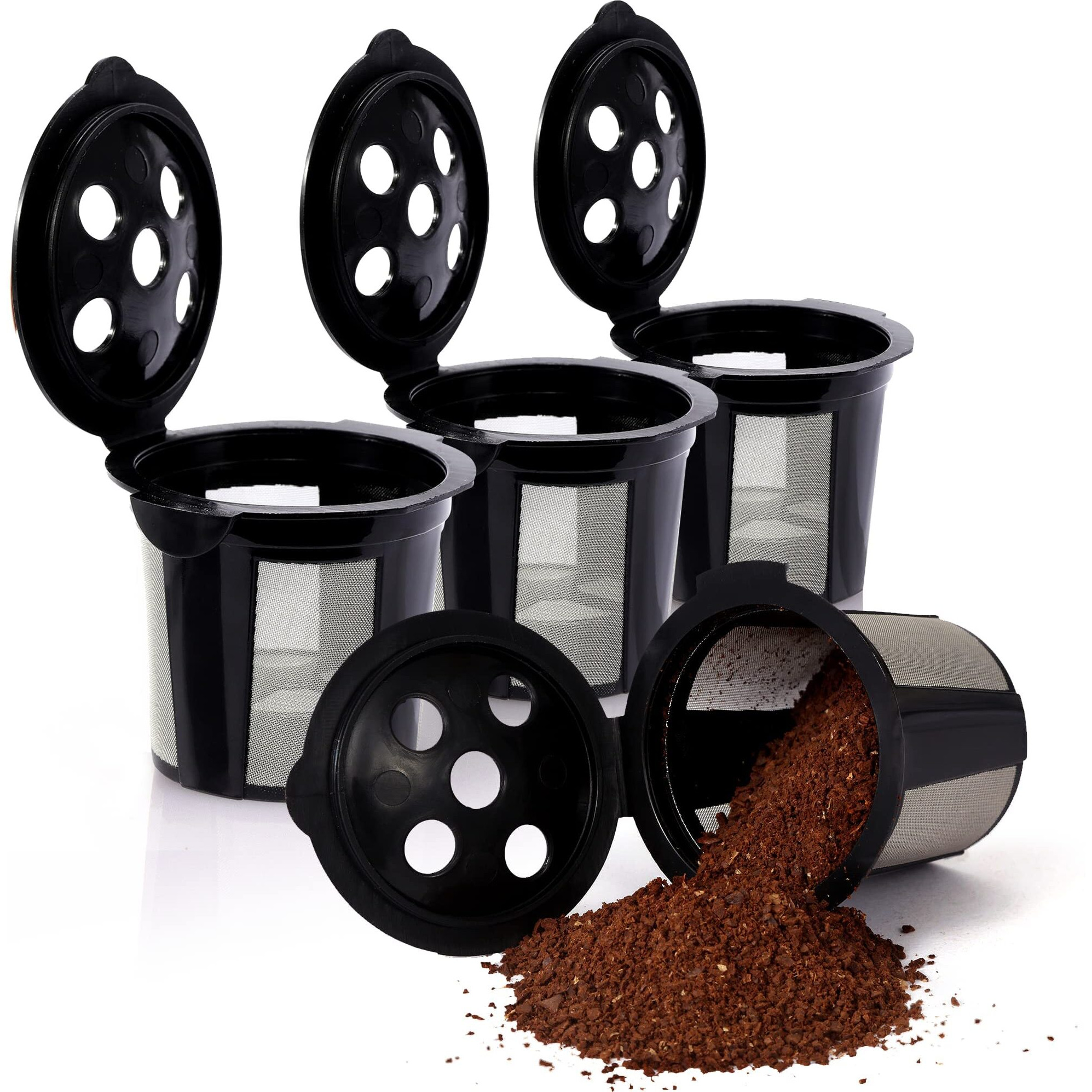 Reusable K Cups For Keurig Supreme  K Supreme Plus And K Slim By Purehq - Refillable Kcup For Keurig Supreme Coffee Maker - Multistream Coffee Pods Filter - 4 Pack