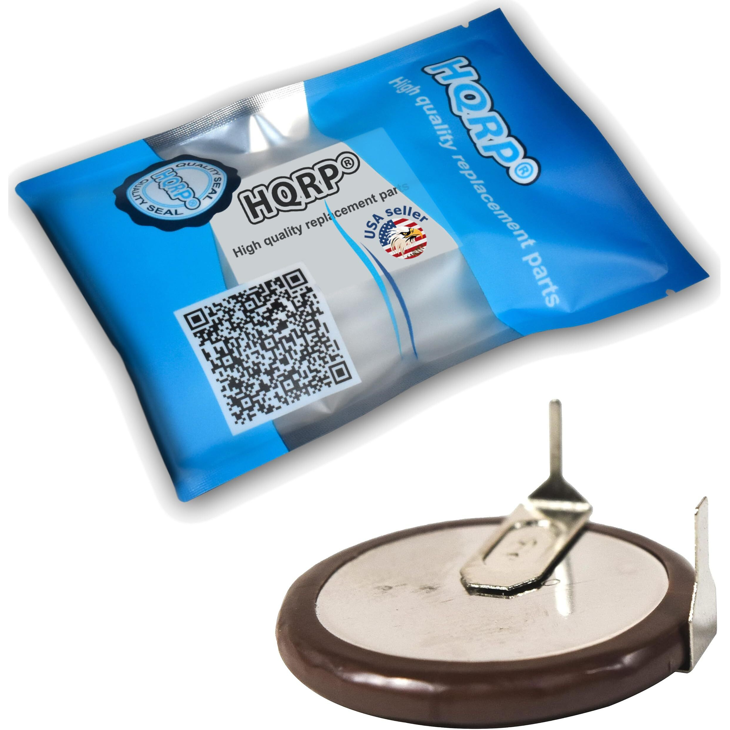 Hqrp Battery Compatible With 3-Series Bmw E46 E90 E91 E92 E93 Lx8 Fzv Lx8Fzv Key Fob Keyfob 90 Degrees Pins Vl2020