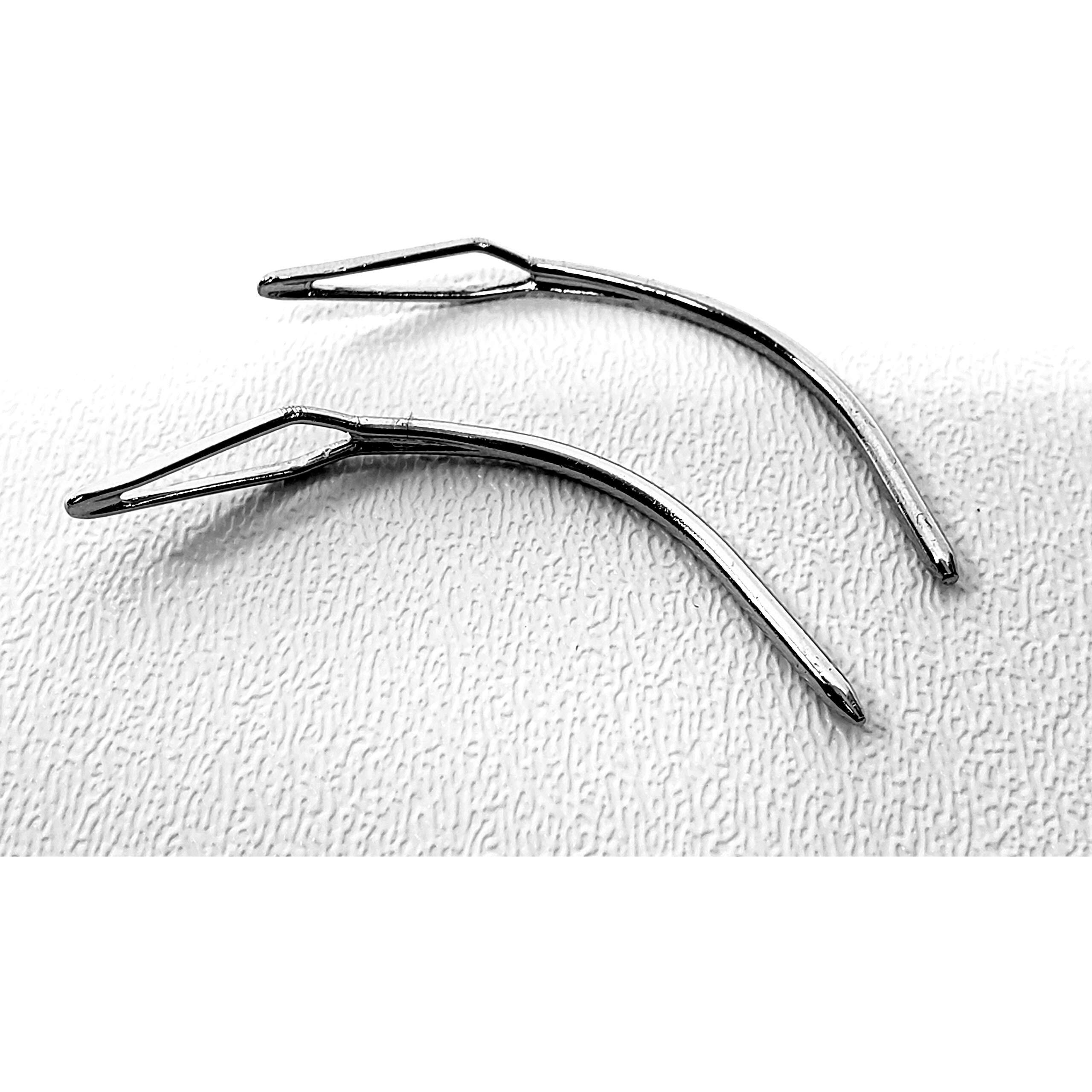 Locsanity Hair Lock Tool Dreadlocks Sisterlocks Curved Needle Crochet Microlocks Interlock Dreads Loc Tool - 2 Sizes