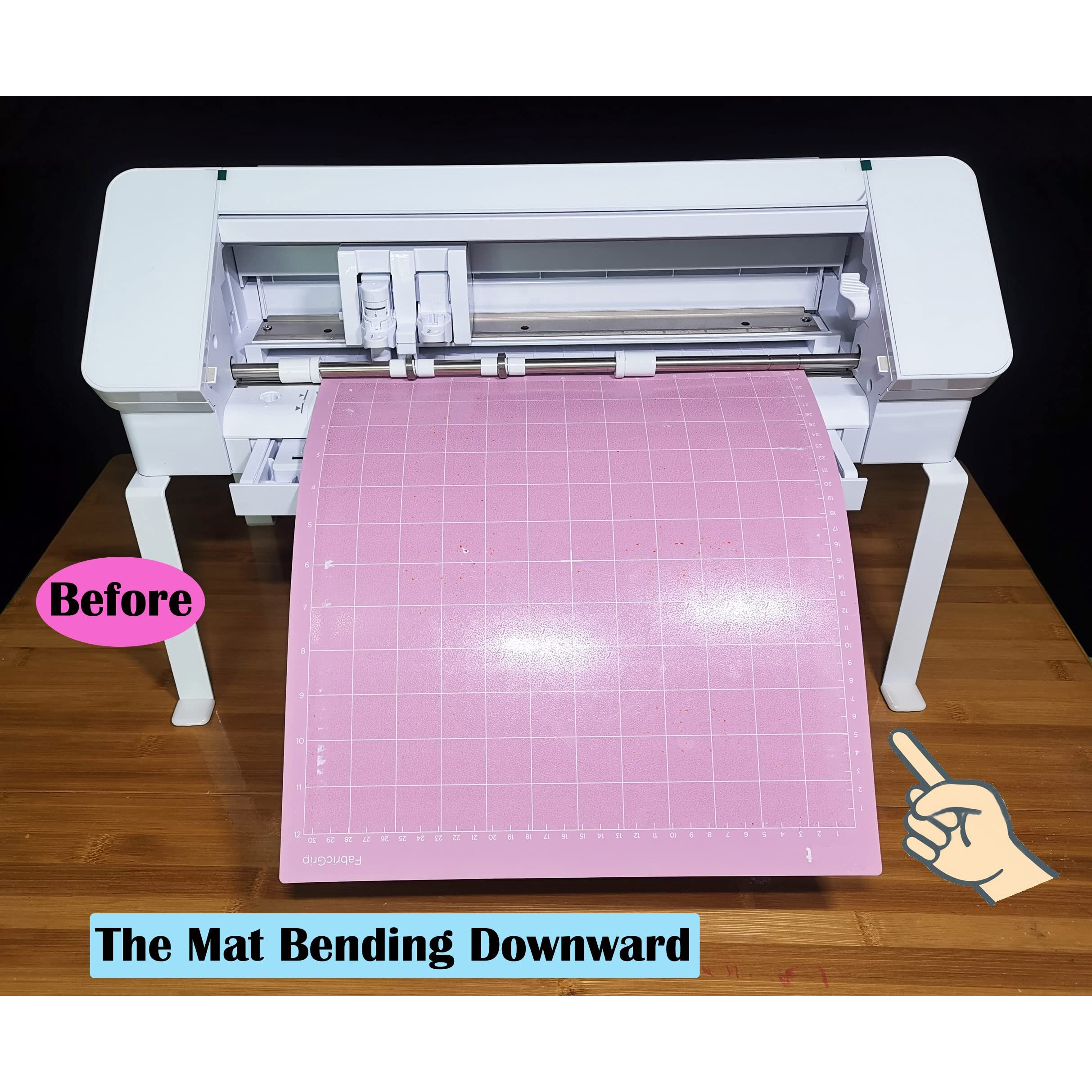 Extension Tray Compatible With Silhouette Cameo 4 Extender Tray Compatible With Silhouette Cameo 4 Cutting Mat Cutting Mat Extender Support For Cameo 4 (White)