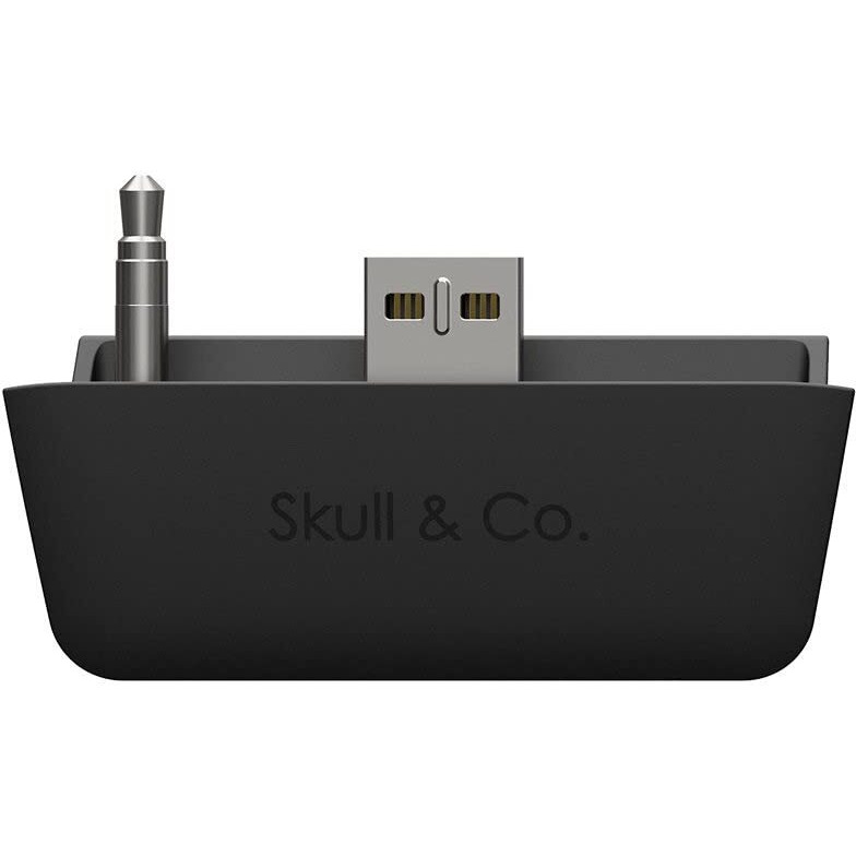 Skull & Co. Audiobox Bluetooth 5.0 Wireless Audio Transmitter Adapter Low Latency For Xbox (Xb1/Xsx/Xss/Elite2) Controllers- Black