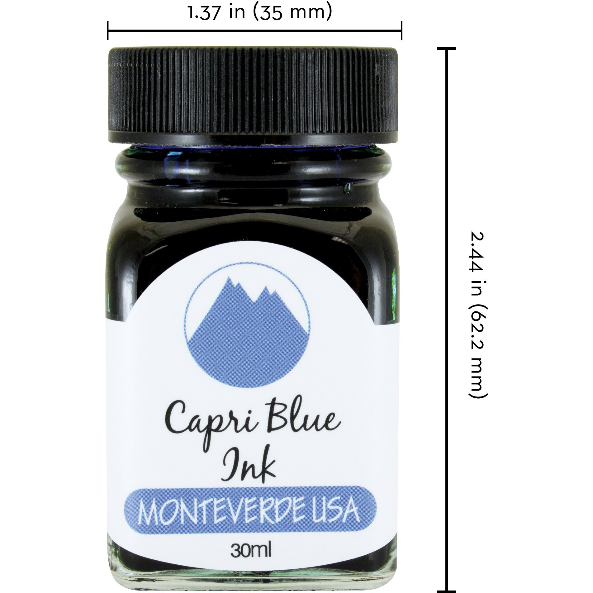Monteverde Usa Ink With Itf Technology  30 Ml Capri Blue (G309Cb)
