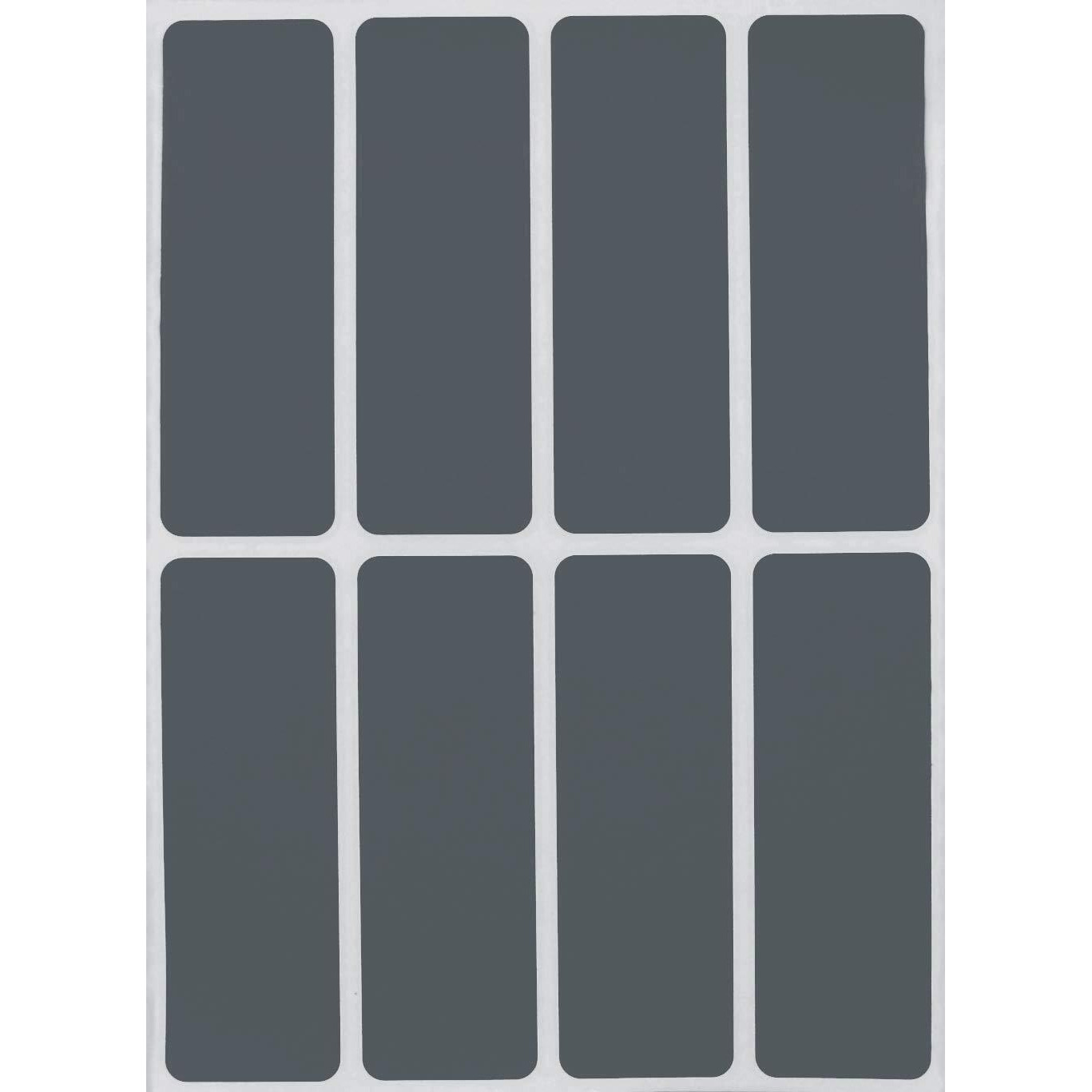 Royal Green Rectangular Stickers Color Coded Write On Labels For Organizing  Moving  & Mailing  3X1 Inch Stickers To Write On Labels & Tags For Home  Office  And School Projects  120-Pack (Grey)