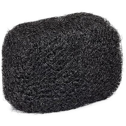 Locsanity Afro Kinky 100% Bulk Natural Human Hair - Braiding Hair For Dreadlocks  Loc Repair  Dreadlock Extensions  Twists  Braids - 8 Inches Long  1 Oz - Natural Undyed