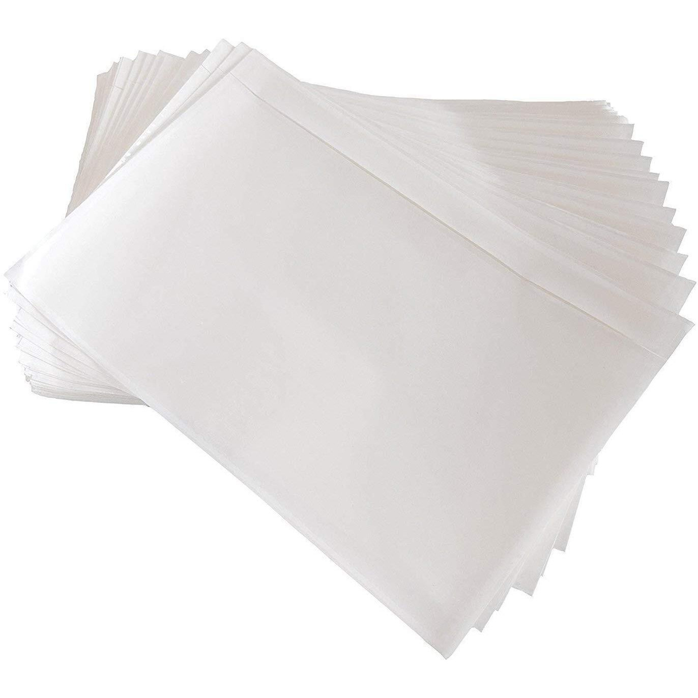 6"" X 9"" Clear Adhesive Top Loading Packing List Pouches Shipping Label Envelopes (200 Pack)
