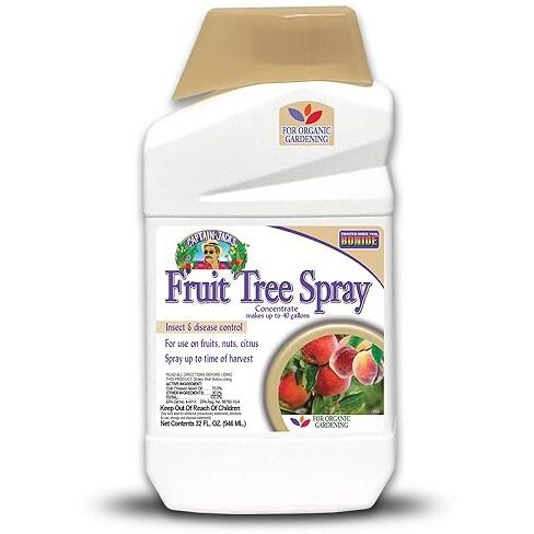 Bonide Captain Jack's Fruit Tree Spray  32 Oz Concentrate  Insect & Disease Control Spray For Organic Gardening