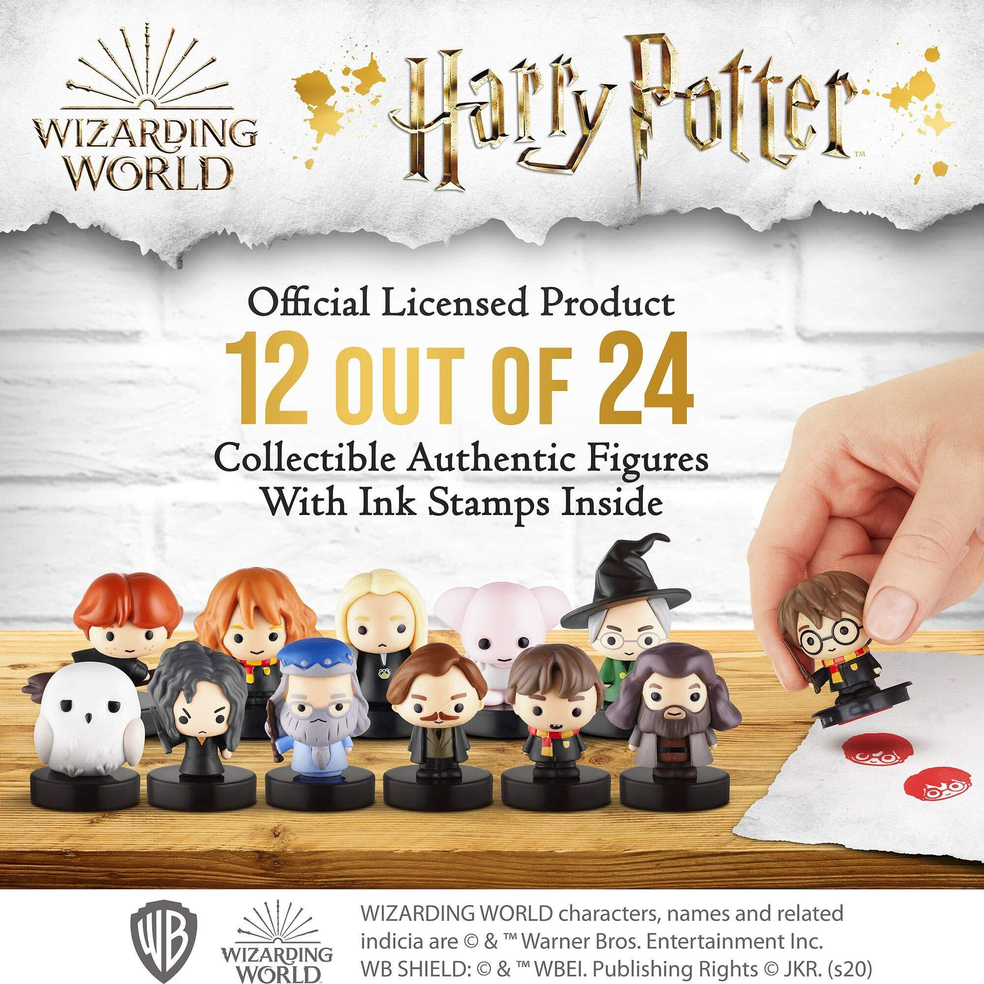 Self-Inking Harry Potter Stampers  Set Of 12 - Harry Potter Gifts  Collectables  Party Decor  Cake Toppers - Lucius Malfoy  Hermione Granger  Neville Longbottom And More By Pmi  2.5 In. Tall