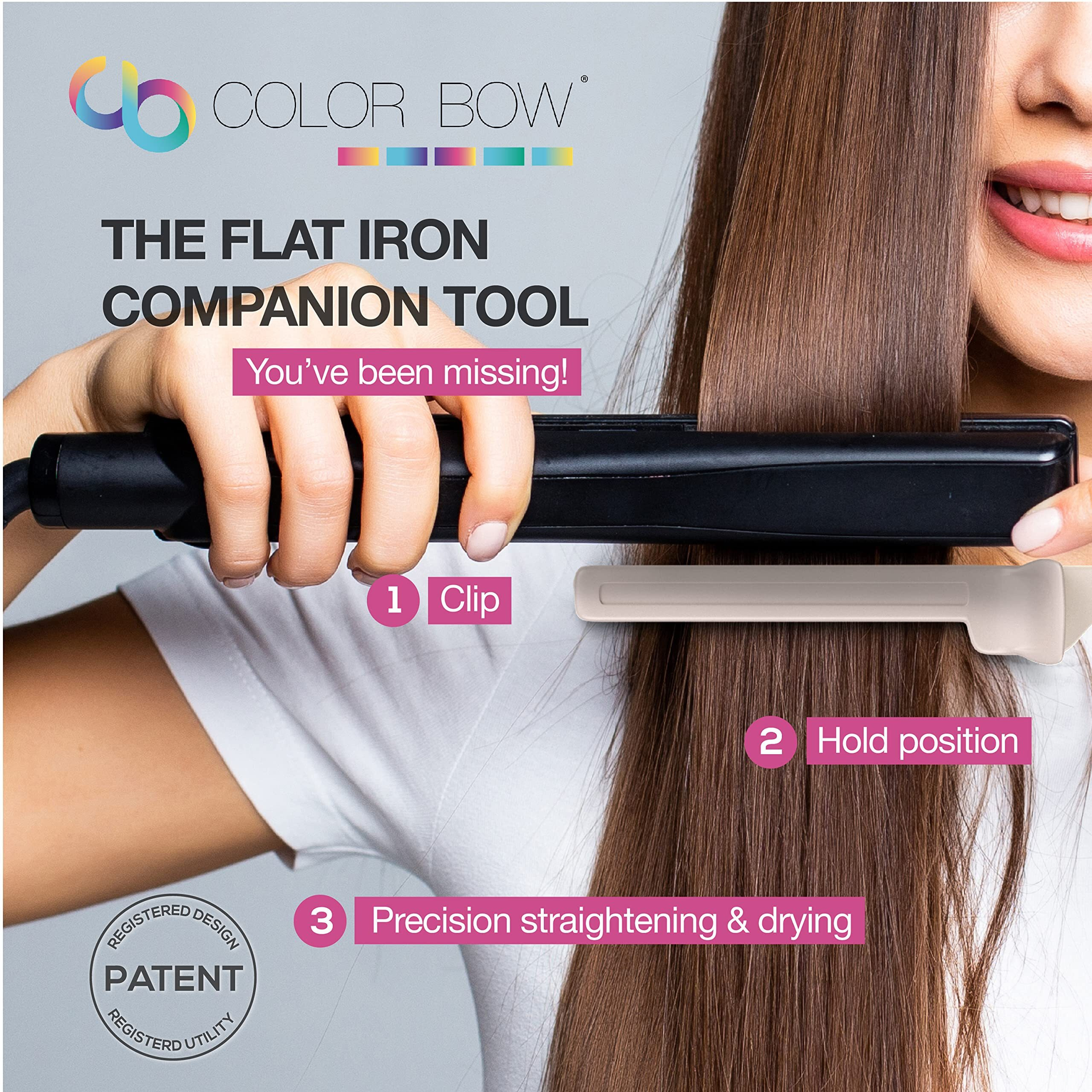 Colorbow Rat Tail Combs For Hair Stylist (2 Pack) Teasing Comb  Hair Straightener Comb  Flat Iron Comb  Straightening Comb  Hair Coloring Styling Tools For Highlights Balayage Ombr