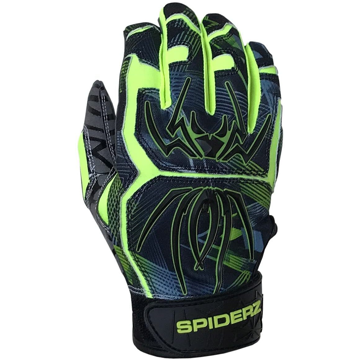 Spiderz Hybrid Baseball/Softball Batting Gloves