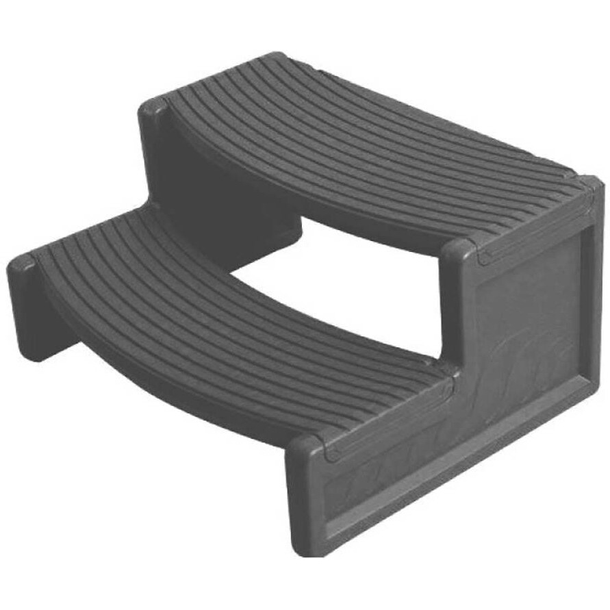 Confer Plastics Multi Purpose Spa And Hot Tub Handi-Step Steps  Gray