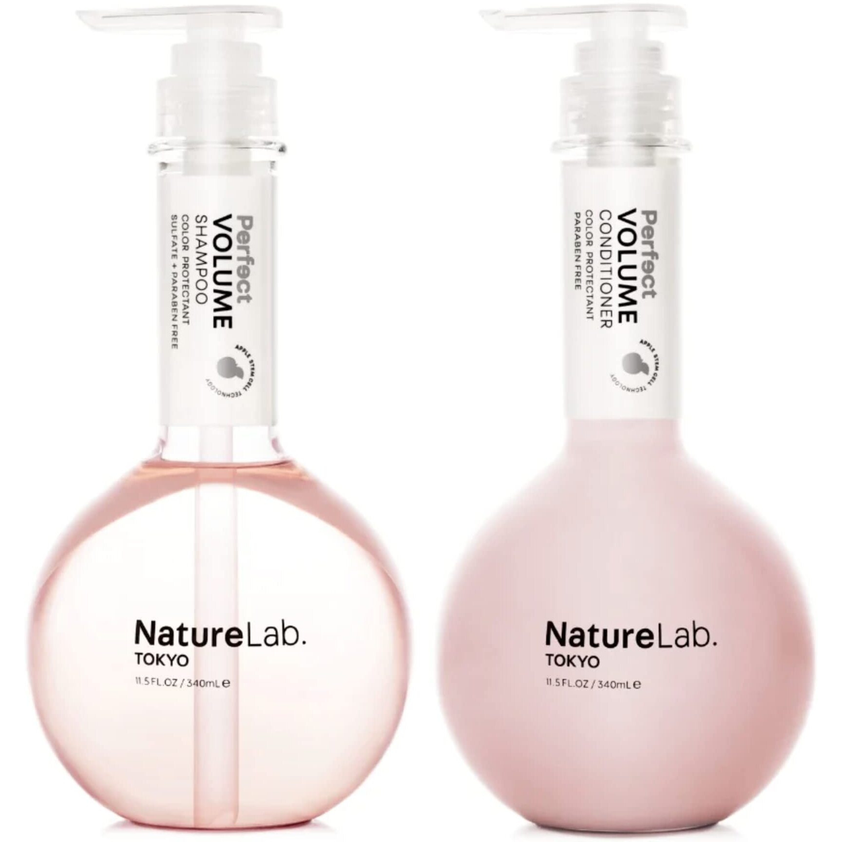 Naturelab.Tokyo Perfect Volume Shampoo & Conditioner Duo Weightless Frizz Control For Smoother  Healthier Hair And Scalp I 11.5 Fl Oz Each | 38 Value