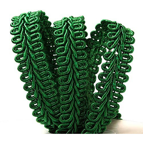 3/8"" X 10 Yards Emerald Gimp Braid Trim