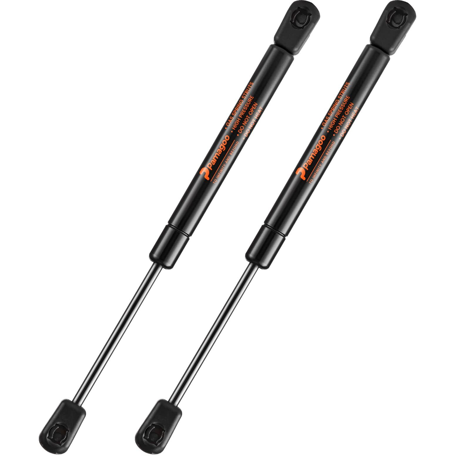 Pamagoo C16-09461 C1609461 14 Inch Gas Shock 40 Lb 178 N Per Prop  Replacement Gas Spring Strut Lift For Camper Truck Rear Window Weatherguard Shell Tool Box Prop Shock(2 Pack)