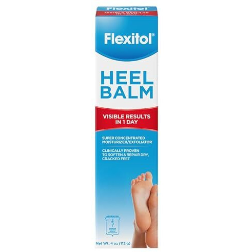 Flexitol Heel Balm  Rich Moisturizing & Exfoliating Foot Cream  Original Version  4 Oz