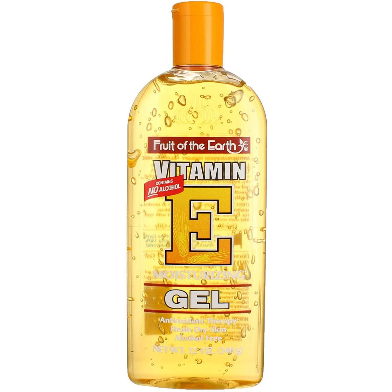 Fruit Of The Earth Vitamin E Aloe Vera Gel  Moisturizing 12Oz For Dry Skin (Fote-Gel12)