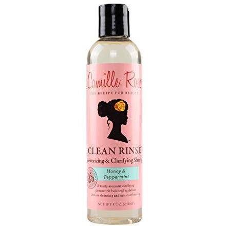 Camille Rose Clean Rinse Shampoo  With Honey And Peppermint To Moisturize And Clarify  For All Hair Types  8 Oz