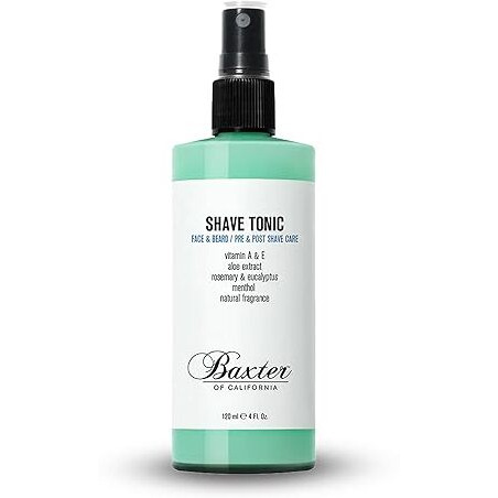 Baxter Of California Shave Tonic For Men | Non-Drying | Hydrate & Strengthen | Aloe Extract And Eucalyptus | 4 Fl Oz.