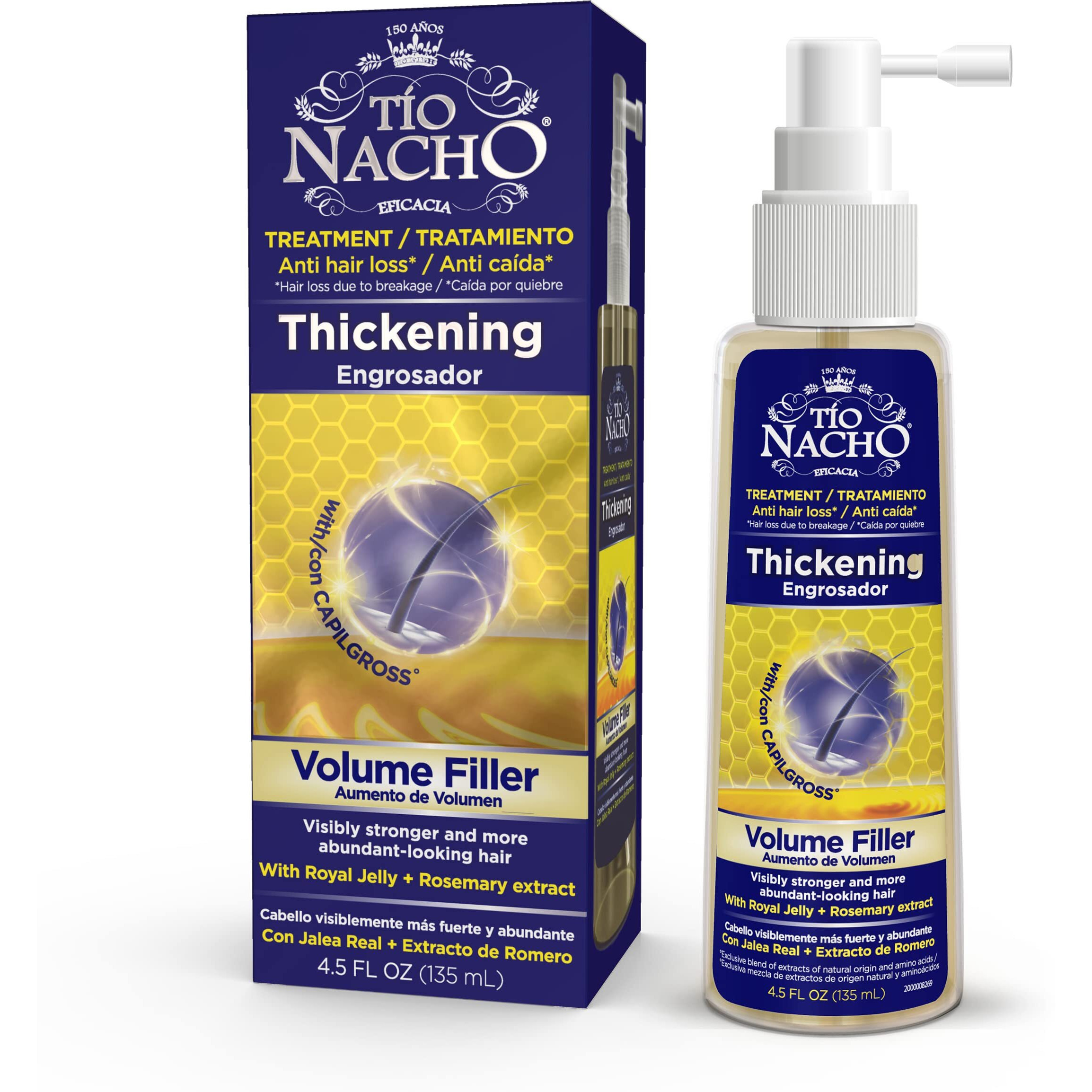 Tio Nacho Thickening Volume Filler Treatment With Royal Jelly  4.5 Ounces