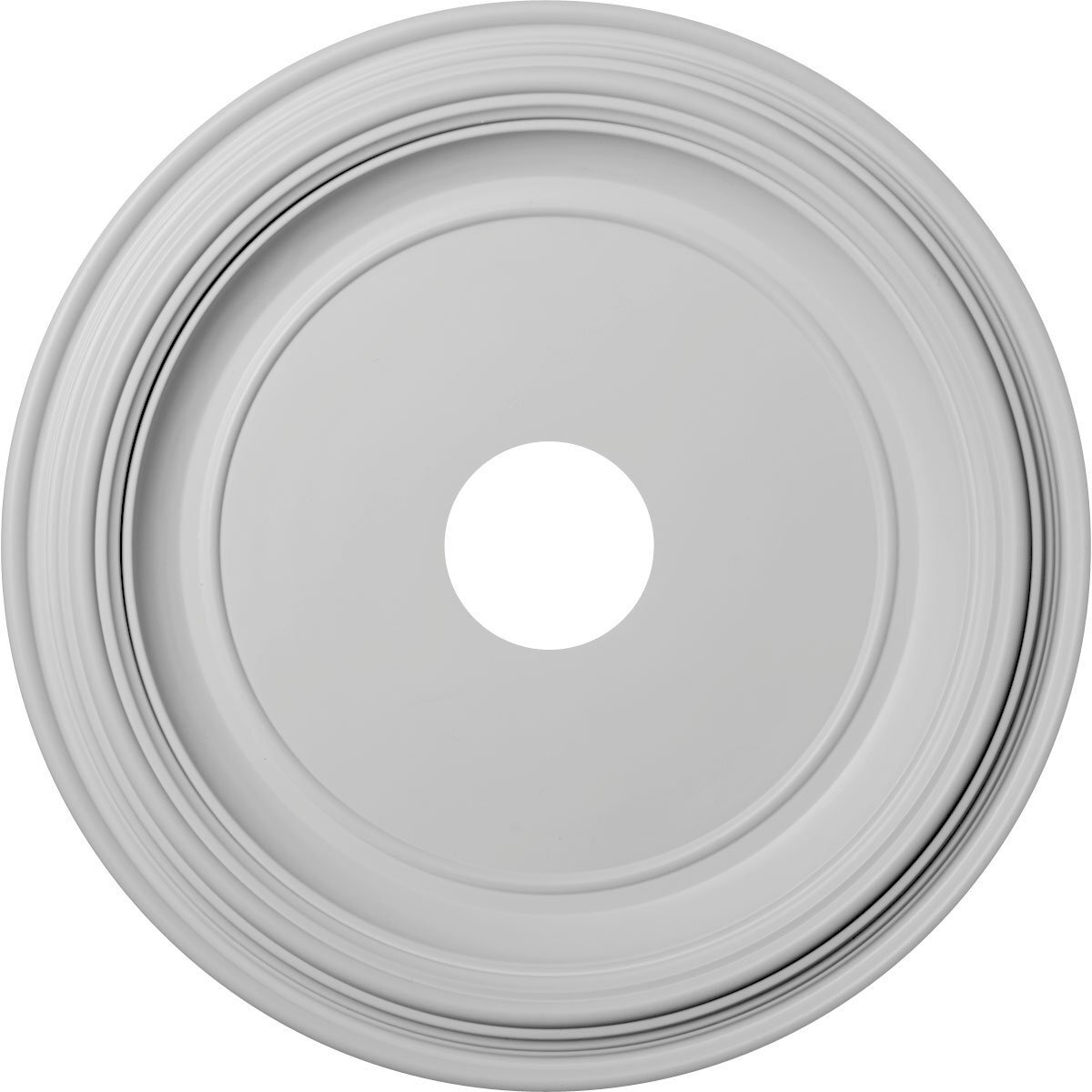 Ekena Millwork Cmp19Tr Traditional Ceiling Medallion  19"&quotOd X 3 1/2"&quotId X 1 1/2"&quotP  Unfinished