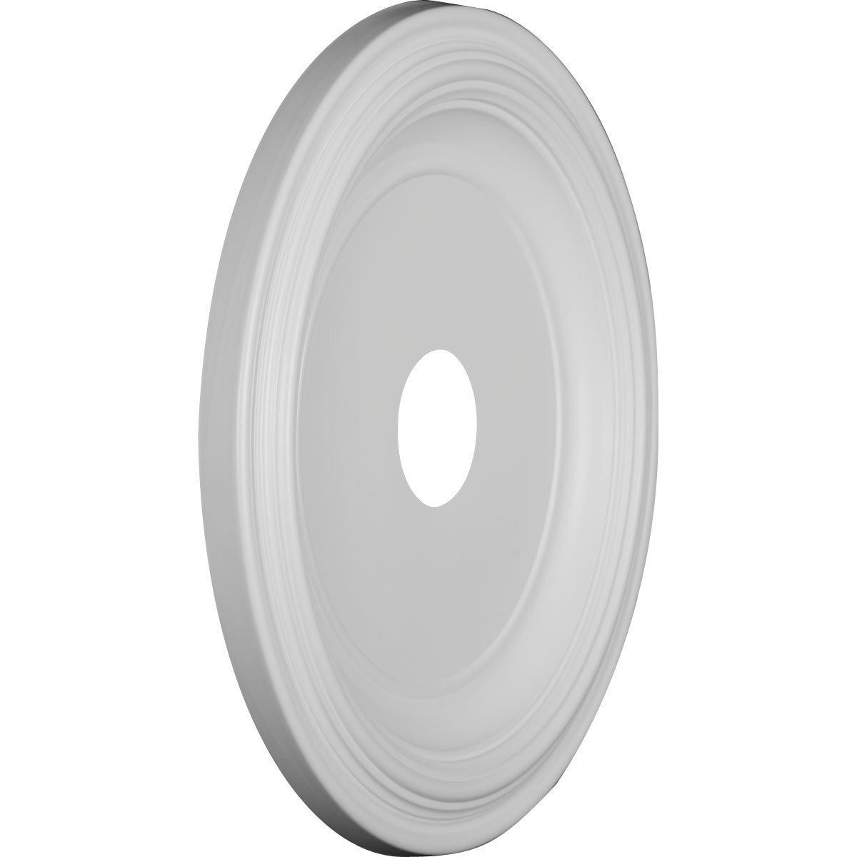 Ekena Millwork Cmp19Tr Traditional Ceiling Medallion  19"&quotOd X 3 1/2"&quotId X 1 1/2"&quotP  Unfinished