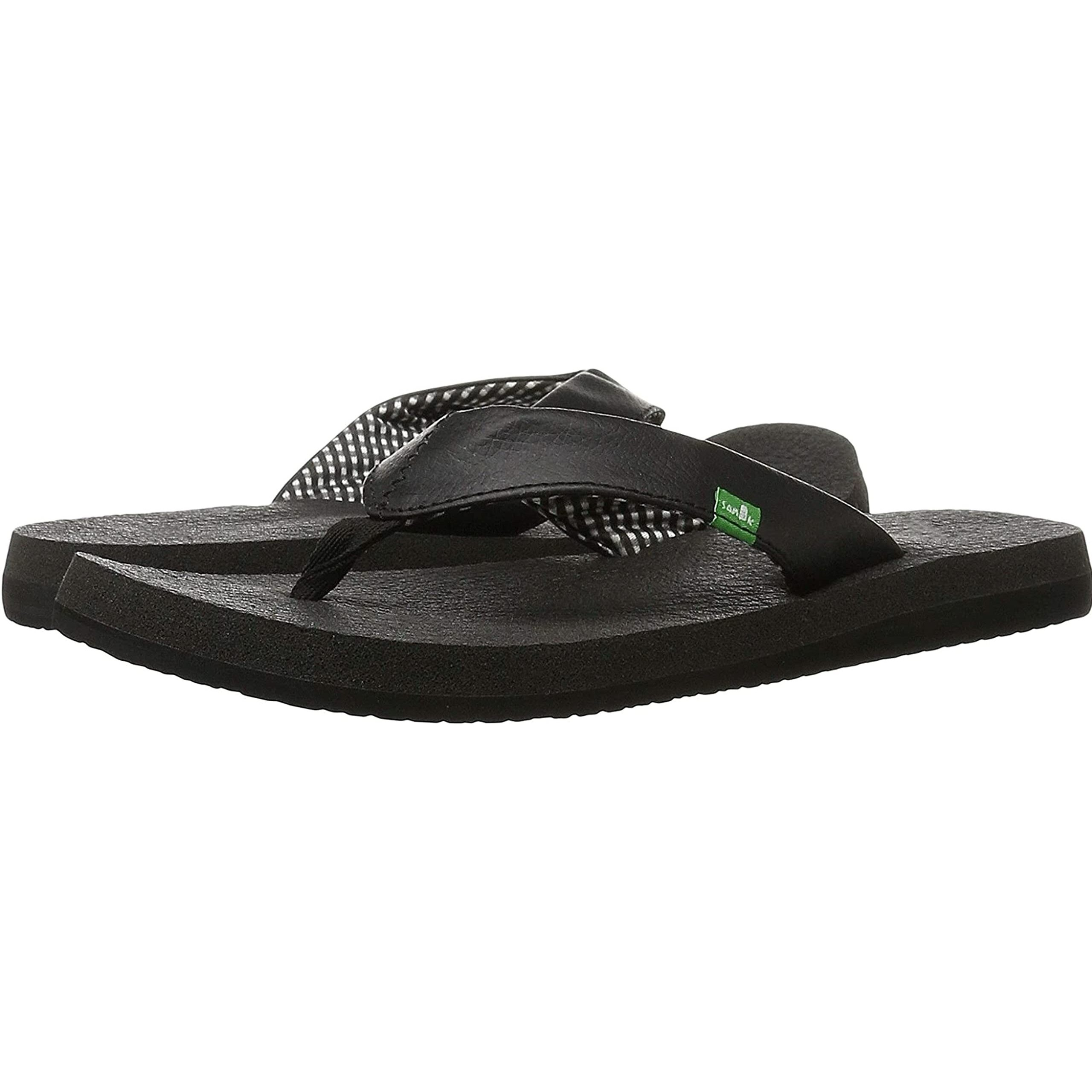Sanuk Women's Yoga Mat Sandal  Ebony  8 M Us