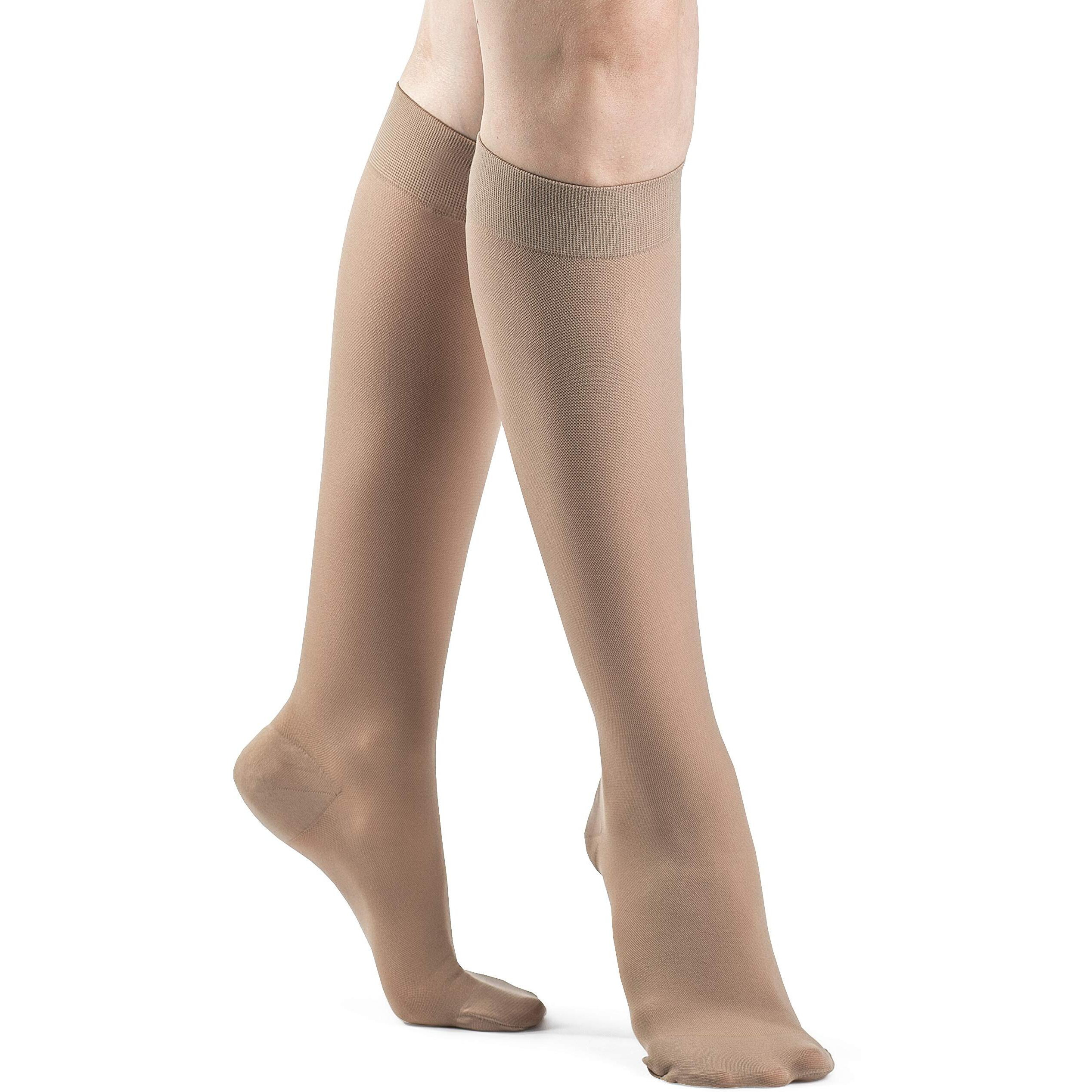 Sigvaris Women Dynaven Closed Toe Calf-High Socks 20-30Mmhg