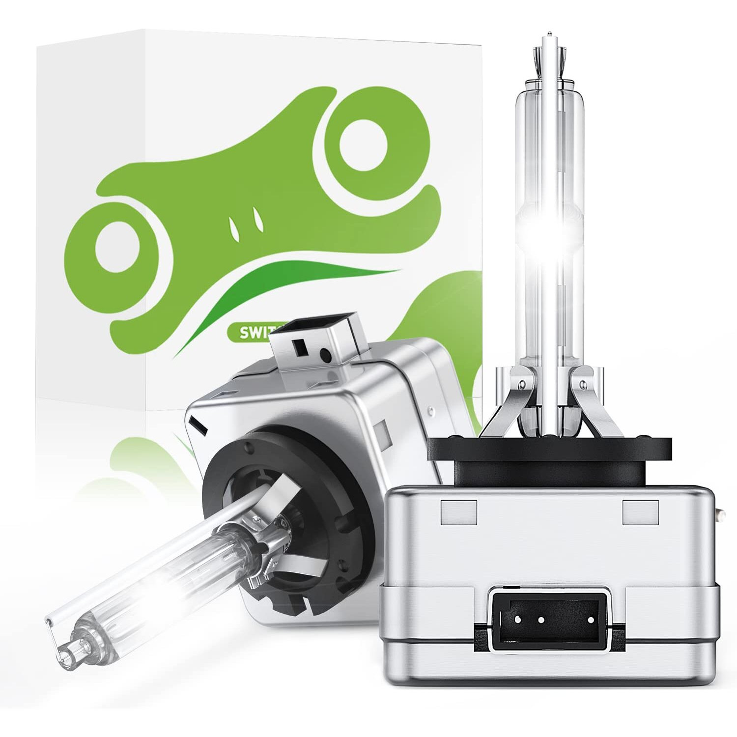Gooacc D3S Hid Headlight Bulbs 6000K Diamond White High Low Beam Xenon Replacement Bulbs-2Pcs