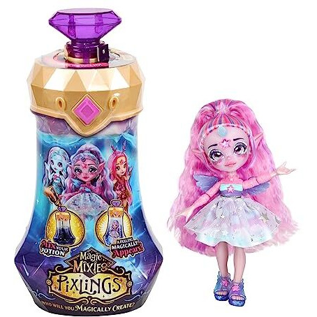 Magic Mixies Pixlings Unia The Unicorn Pixling Create And Mix A Magic Potion That Magically Reveals A Beautiful 65 Pixling Doll Inside A Potion Bottle