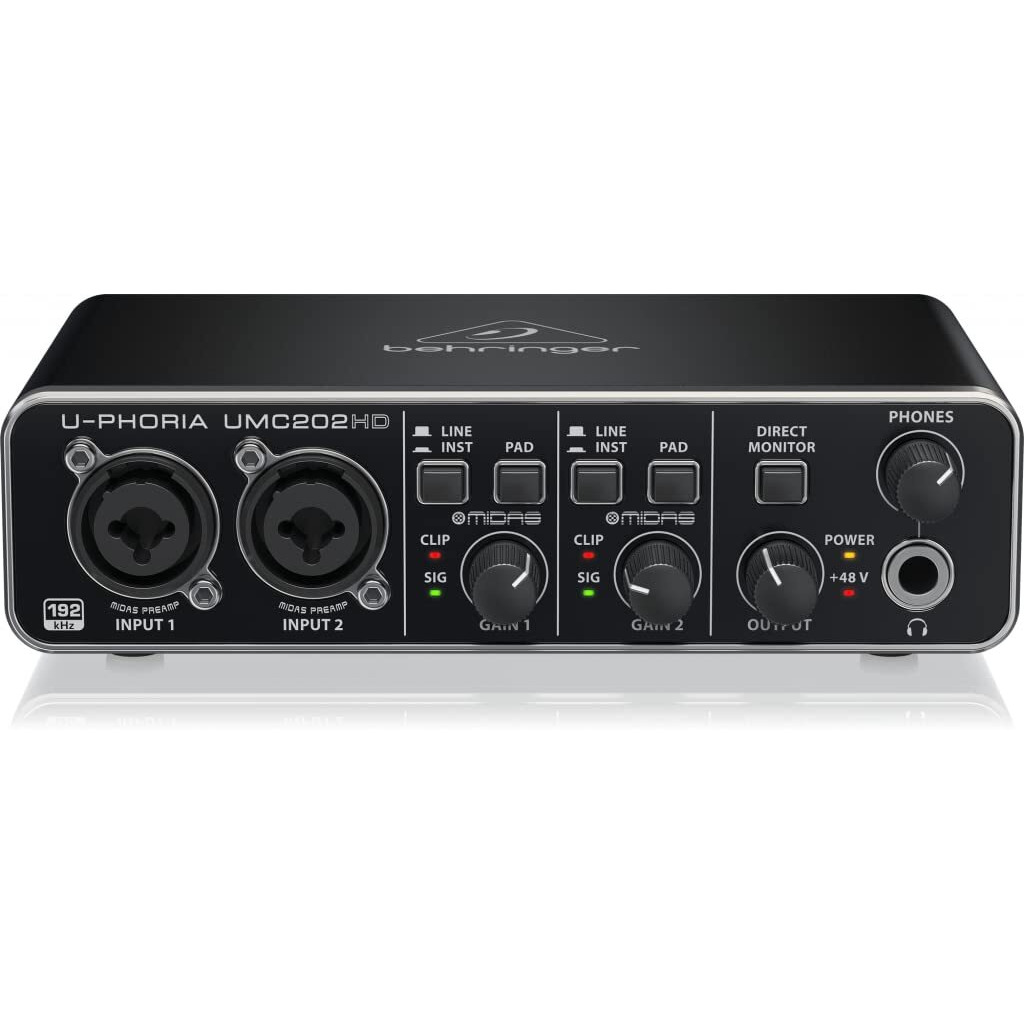 Behringer U-Phoria Umc202Hd Usb Audio Interface