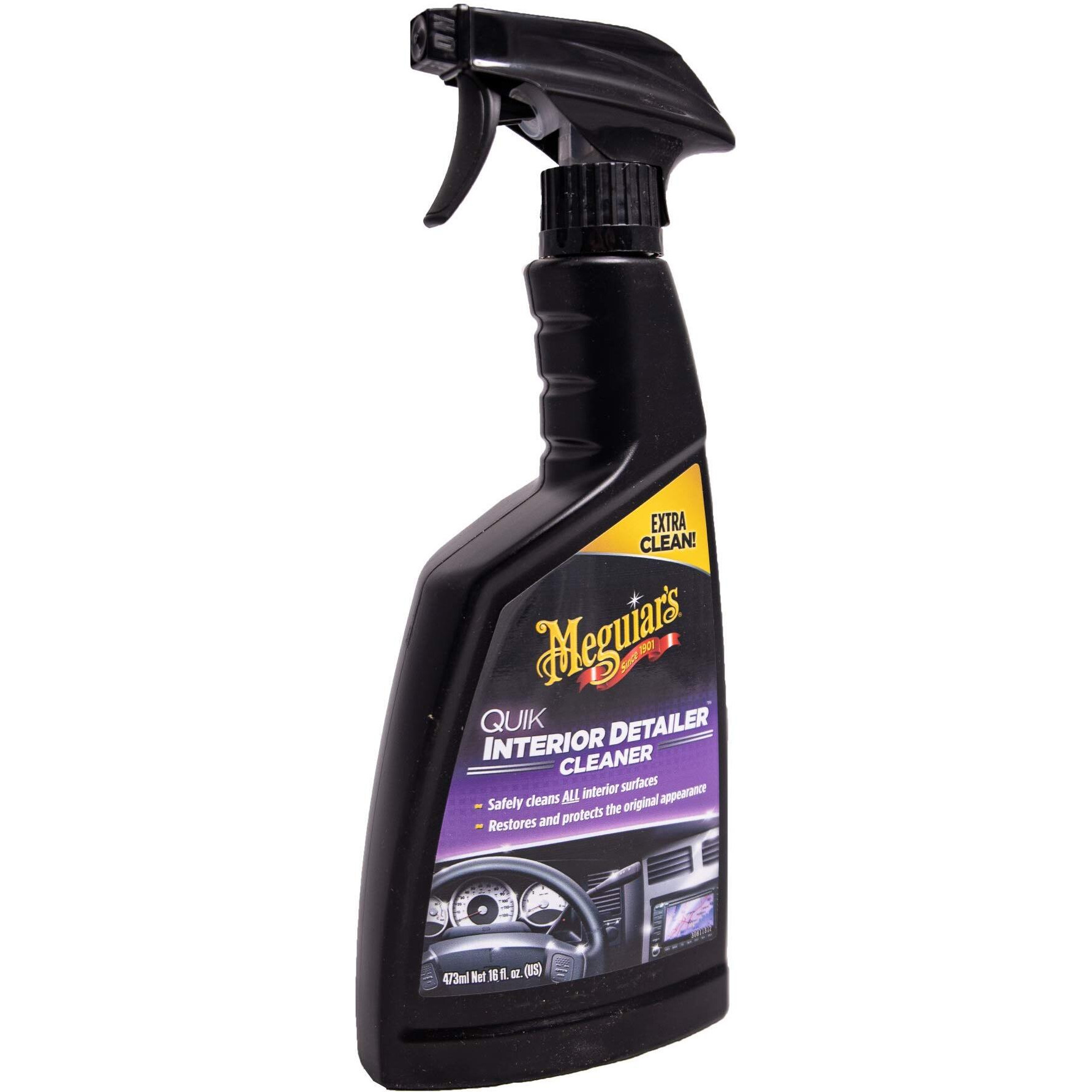 Meguiars G13616Eu Quik Interior Detailer Cleaner 473Ml For A Matt Finish Cleans All Interior Car Surfaces